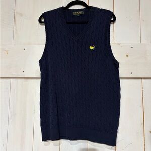 Bobby Jones Collection Masters Golf Navy Sweater Vest